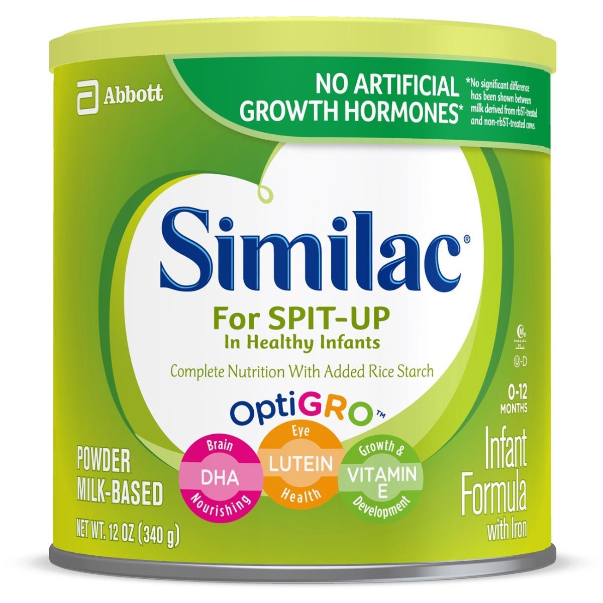Similac For SpitUp Infant Formula Powder / 12 oz can / Case of 6
