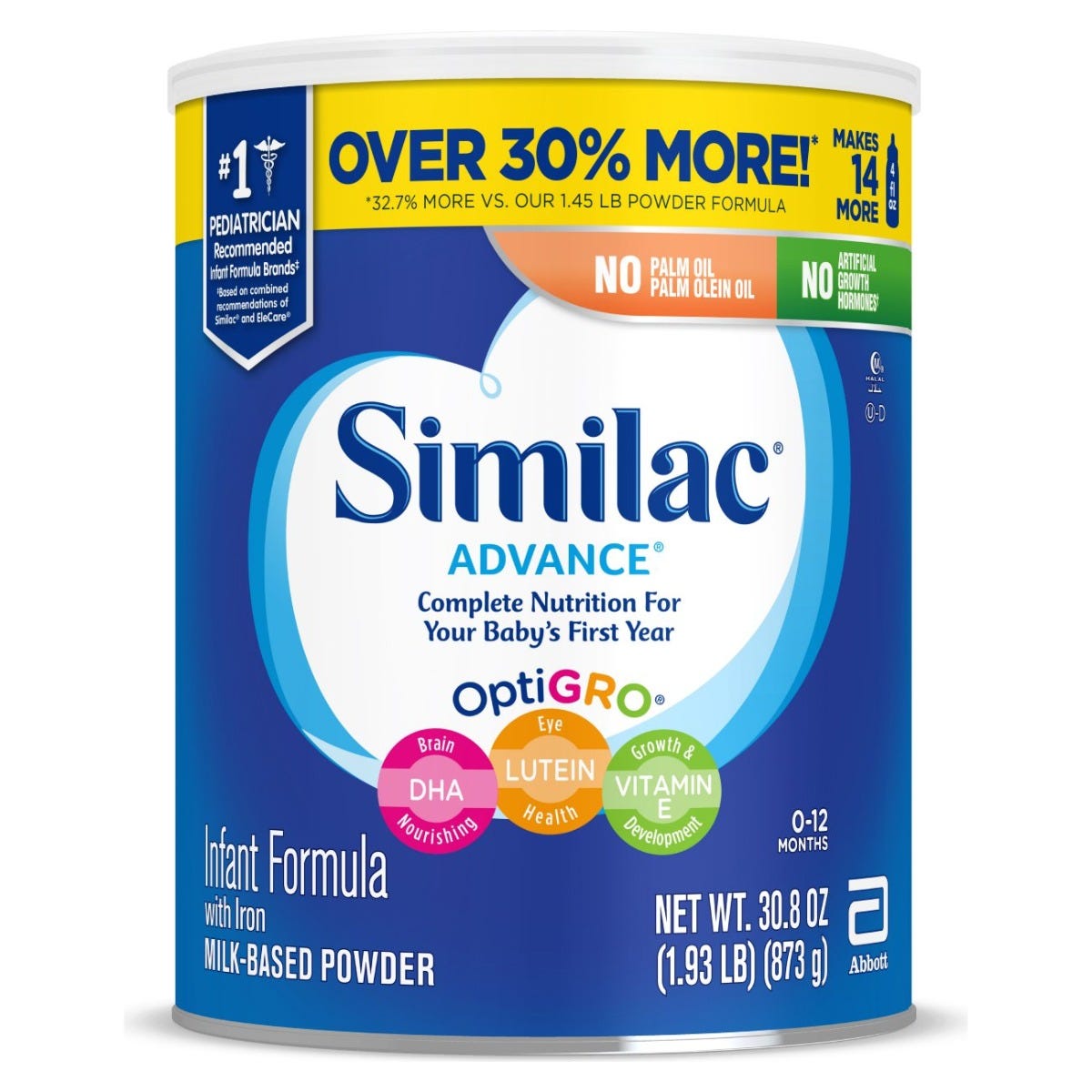 similac advance 12 oz can