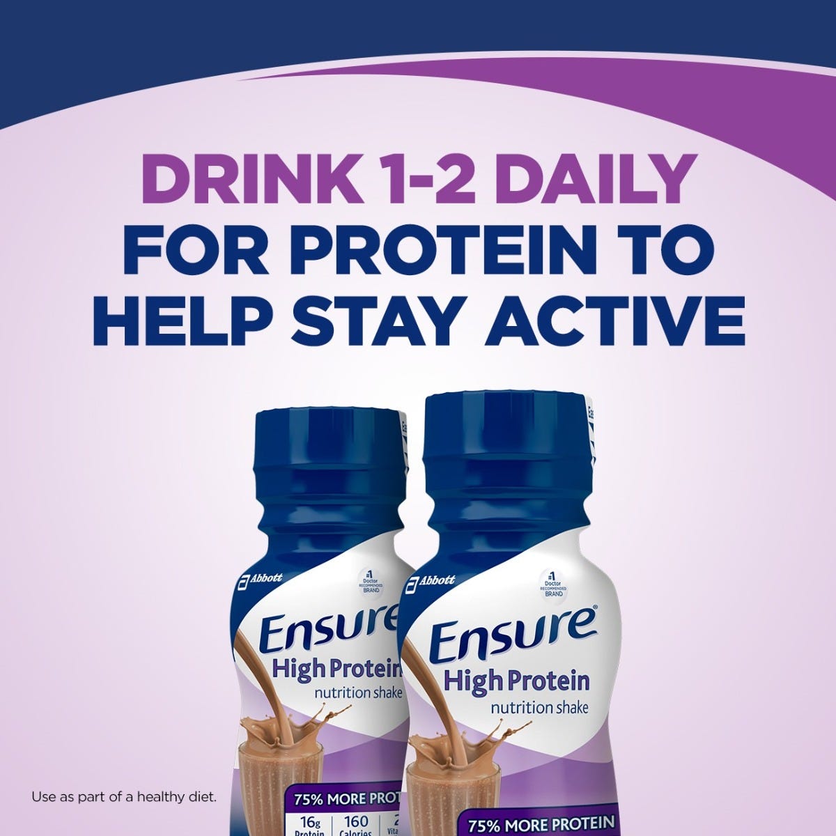 Ensure High Protein Milk Chocolate Nutrition Shake / 8 fl oz bottle