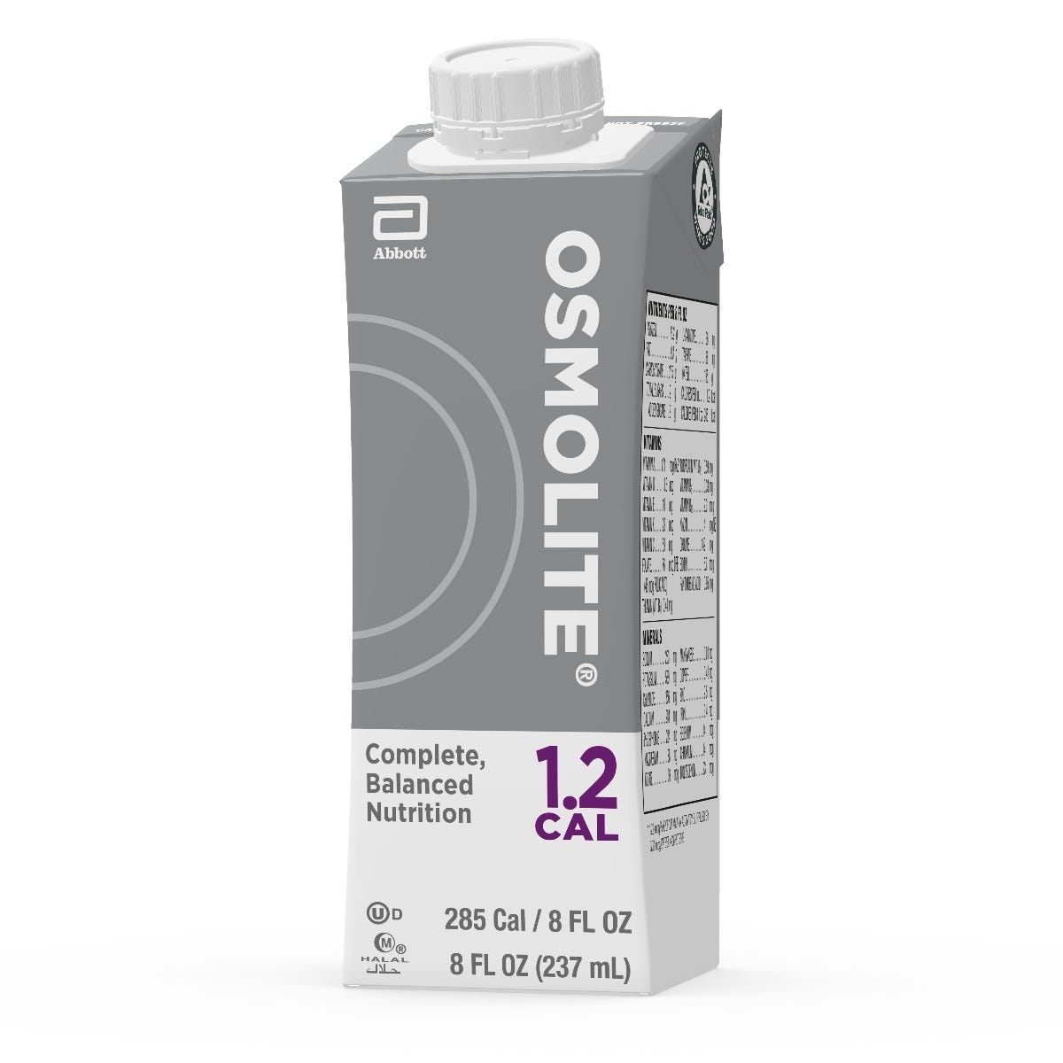 Osmolite 1 2 cal 8 fl oz tetra pak case of 24
