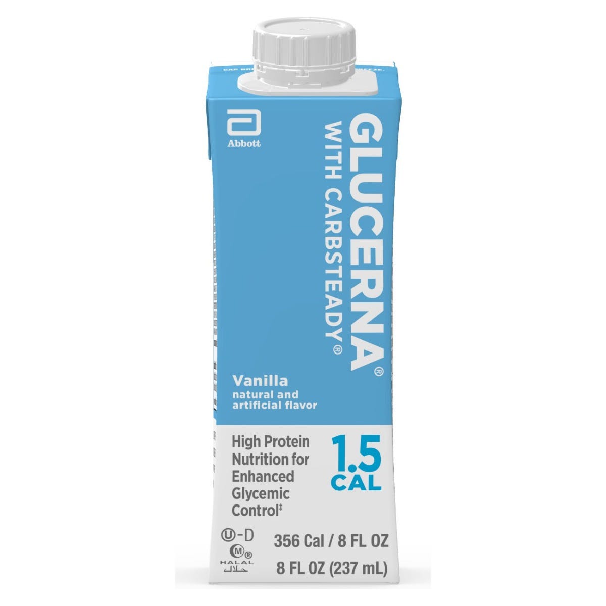 Glucerna 1 5 cal 8 fl oz tetra case of 24