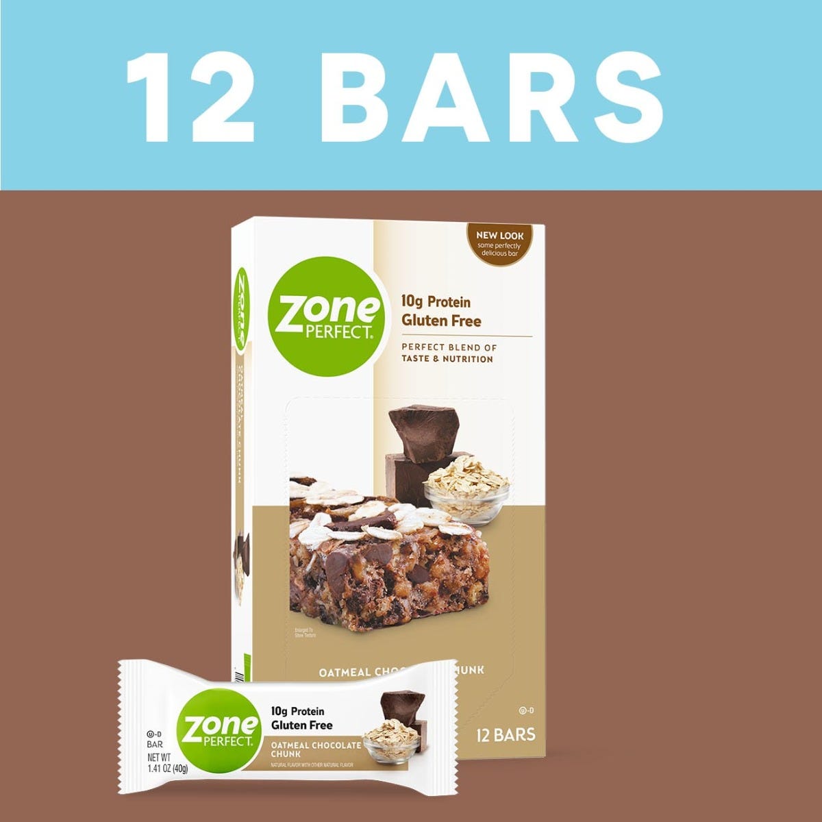 zone perfect oatmeal chocolate chunk nutrition
