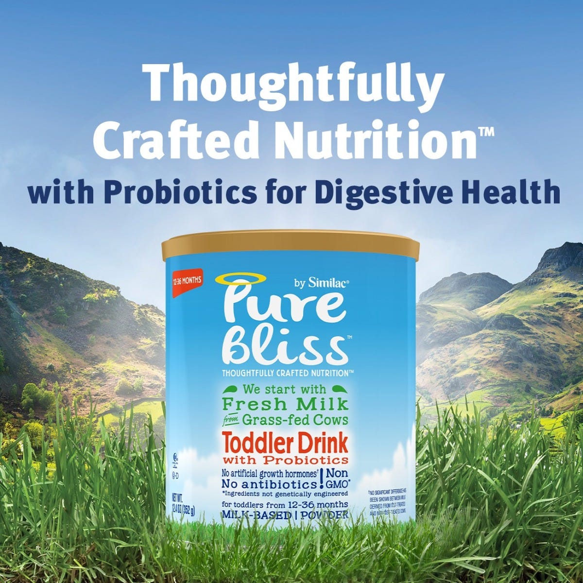 Pure Bliss by Similac Toddler Drink with Probiotics / 24.7 oz can / 67319e