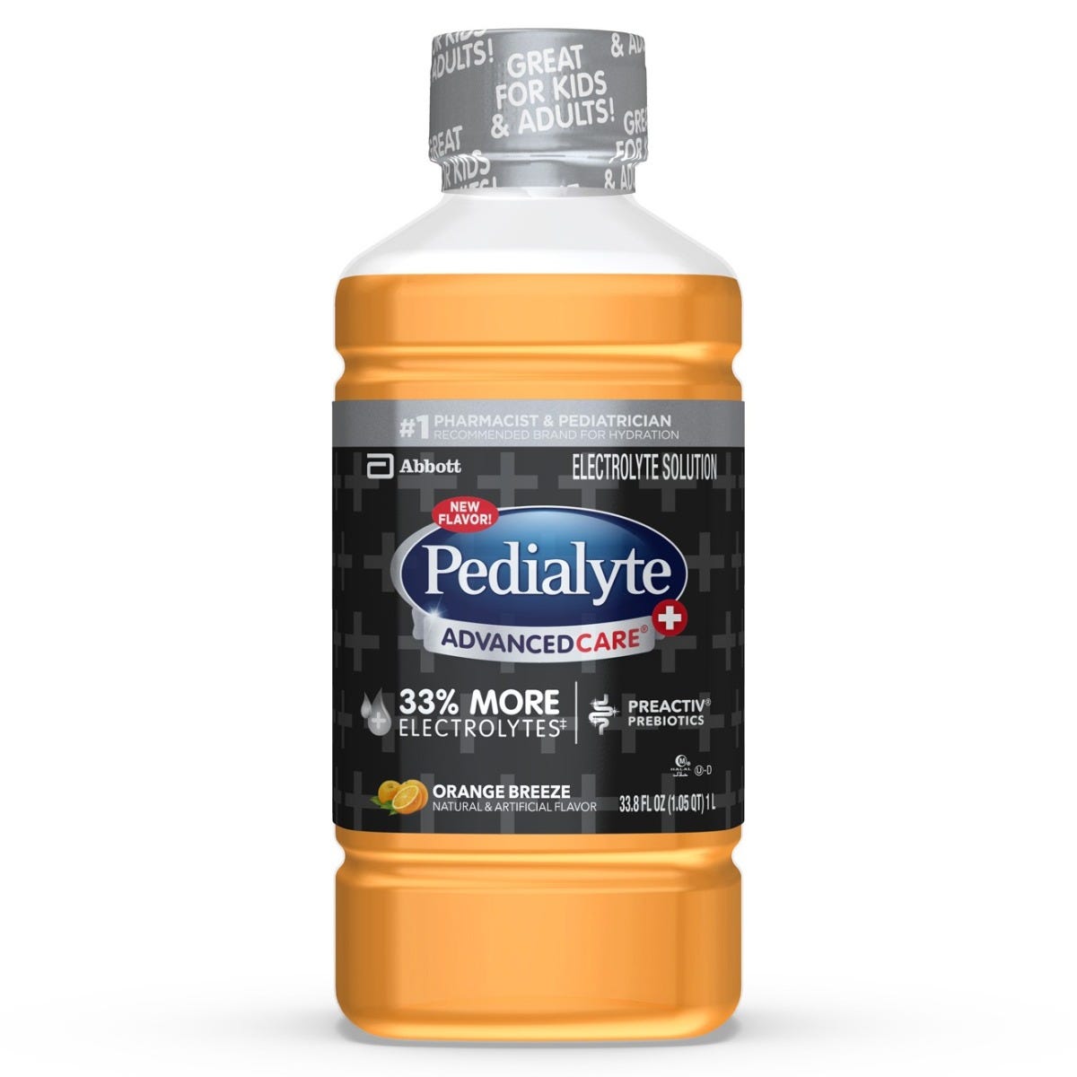 Pedialyte AdvancedCare Plus Orange Breeze 1 L Bottle Case Of 4 pedialyte-advancedcare-plus-orange-breeze-1-l-bottle-case-of-4